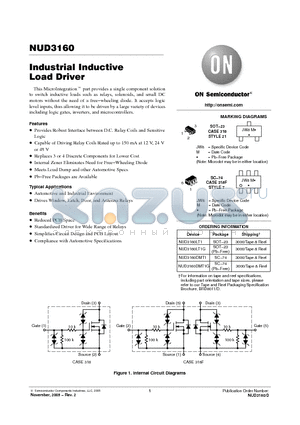 NUD3160DMT1 datasheet - Industrial Inductive Load Driver