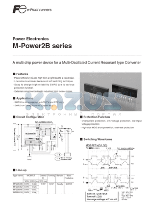 MP2B5038 datasheet - A multi chip power device for a Multi-Oscillated Current Resonant type Converter