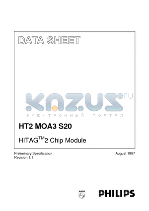 HT2MOA3S20/E/3 datasheet - HITAGTM2 Chip Module