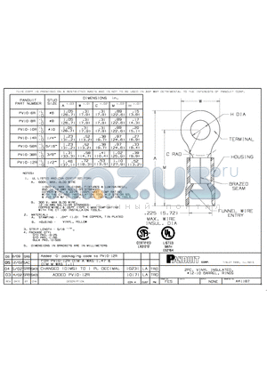 PV10-12R-L datasheet - 2PC. VINYL INSULATED, 12-10 BARREL, RINGS