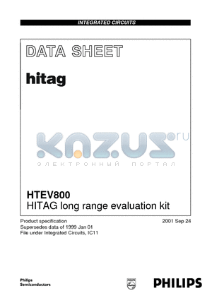 HTEV800 datasheet - HITAG long range evaluation kit