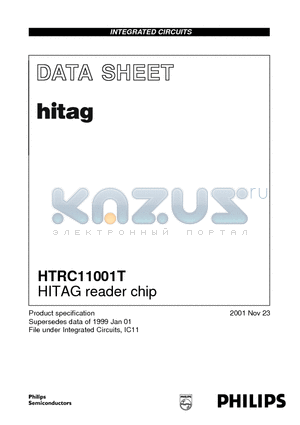HTRC11001T datasheet - HITAG reader chip