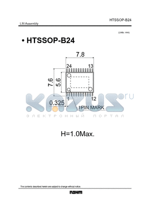 HTSSOP-B24 datasheet - LSI Assembly