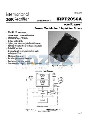 IRPT2056A datasheet - Power Module for 3 hp Motor Drives