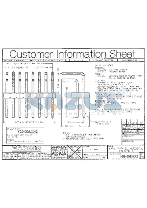 M50-3905042 datasheet - 1.27 mm PITCH DIL HORIZONTAL PIN HEADER