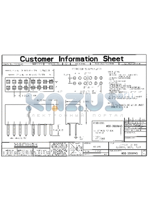 M50-3000345 datasheet - 1.27 mm PITCH DIL VERTICAL SOCKET ASSEMBLY