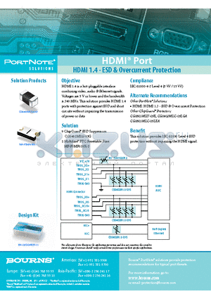 MF-FSMF020X-2 datasheet - HDMI 1.4 - ESD & Overcurrent Protection