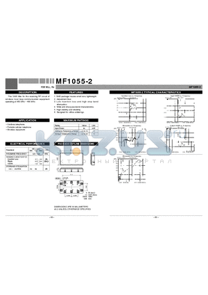 MF1055-2 datasheet - FOR WILL,Rx