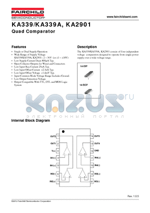 KA339_12 datasheet - Quad Comparator