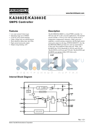 KA3882ED datasheet - SMPS Controller
