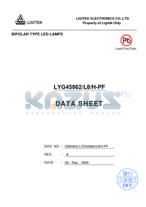 LYG45862-L8-H-PF datasheet - LYG45862-L8-H-PF