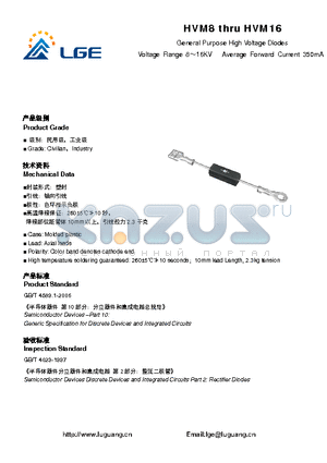 HVM12 datasheet - General Purpose High Voltage Diodes