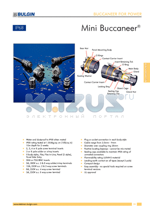 PX0801 datasheet - Mini Buccaneer^