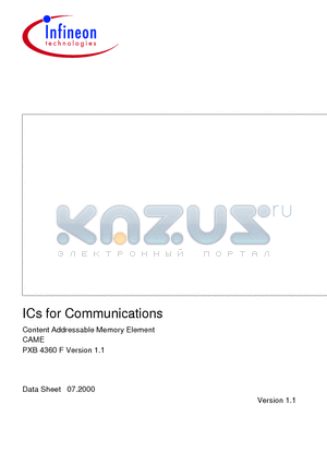 PXB4330E datasheet - ICs for Communications