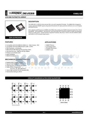 EM8Q-100_12 datasheet - LCD EMI FILTER/TVS ARRAY