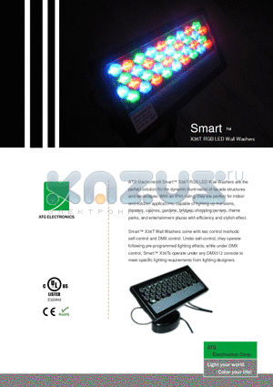 HWW-X036T-038070-H1 datasheet - X36T RGB LED Wall Washers