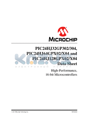 PIC24HJ32GP302_11 datasheet - High-Performance, 16-bit Microcontrollers