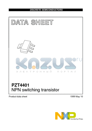 PZT4401 datasheet - NPN switching transistor