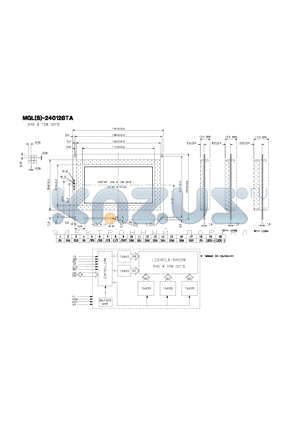 MGL-240128TA datasheet - 240 X 128 DOTS