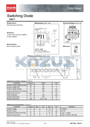 EMP11 datasheet - Switching Diode