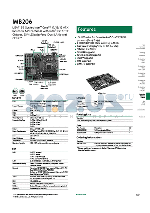 MB206DGGA datasheet - TPM supported