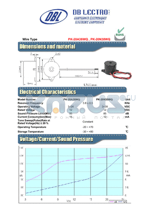 PK-20A38WQ datasheet - Constant