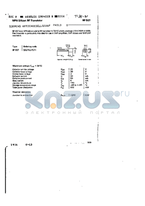 Q62702-F571 datasheet - NPN SILICON RF TRANSISTOR