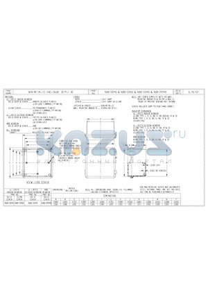 NBB-10240 datasheet - NON-METALLIC ENCLOSURE (STYLE B)