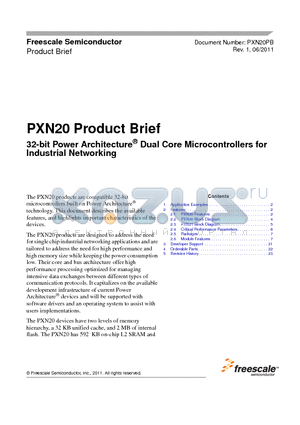 MPXD2020VMG116R datasheet - 32-bit Power Architecture^ Dual Core Microcontrollers for Industrial Networking