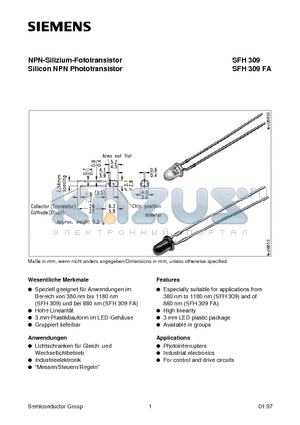 Q62702-P178 datasheet - NPN-Silizium-Fototransistor Silicon NPN Phototransistor