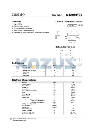 M1A050Y00 datasheet - REED RELAY