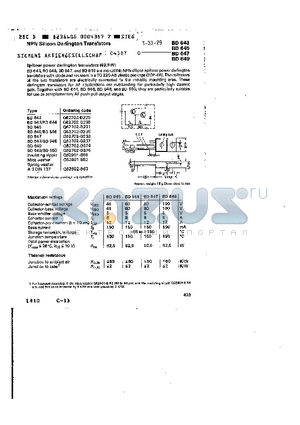 Q62901-B55 datasheet - NPN SILICON DARLINGTON TRANSISTORS