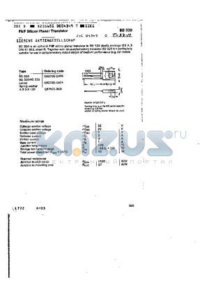 Q62902-B63 datasheet - PNP SILICON PLANAR TRANSISTOR