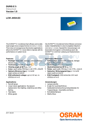 Q65111A1674 datasheet - LCW JNSH.EC