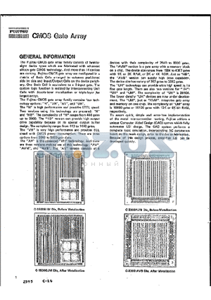 MB64HBXXX datasheet - CMOS Gate Array