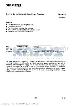 Q67000-A2379 datasheet - Control ICs for Switched-Mode Power Supplies