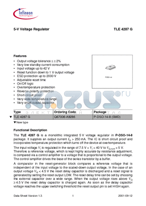 Q67006-A9286 datasheet - 5-V Voltage Regulator