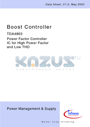 Q67040-A4451 datasheet - Boost Controller