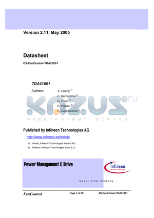 Q67042-S4257 datasheet - Low Cost Fan Speed Controller