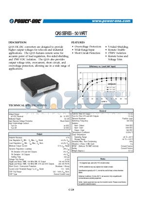 QAS050ZG datasheet - Overvoltage Protection