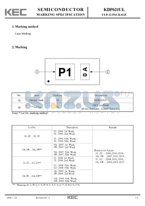 KDP621UL datasheet - ULP-12 PACKAGE