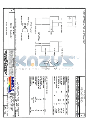 OED-SI3280 datasheet - PHOTO INTERRUPTER