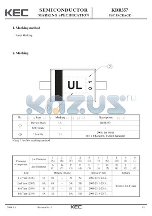 KDR357 datasheet - USC PACKAGE