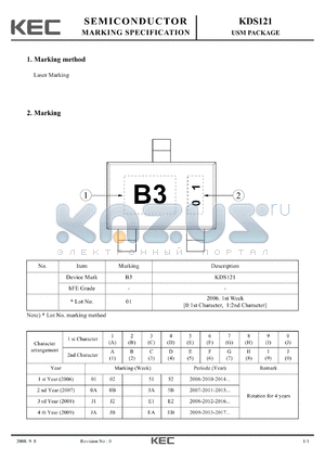 KDS121 datasheet - USM PACKAGE