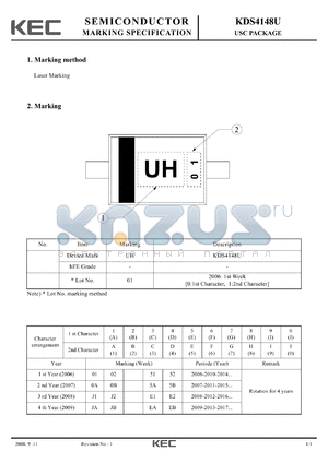 KDS4148U datasheet - USC PACKAGE