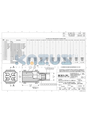 OFM-C-6-05-19BLK datasheet - 1 TO 4 MANIFOLD FBLT TO FBLT CABLE ASSEMBLIES