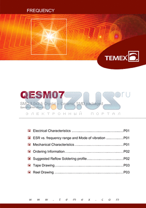 QEHC49H3310FM3016 datasheet - SMD 3.2x2.5 Crystal -Ceramic SMD packaged