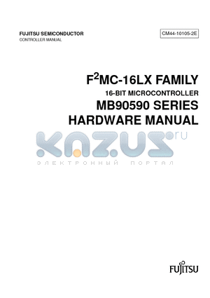 MB90590 datasheet - 16-BIT MICROCONTROLLER HARDWARE MANUAL