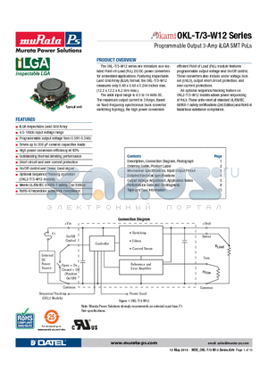 OKL2-T/3-W12N-C datasheet - Programmable Output 3-Amp iLGA SMT PoLs