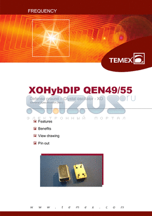 QEN49 datasheet - Defense ground - Crystal oscillator - XO